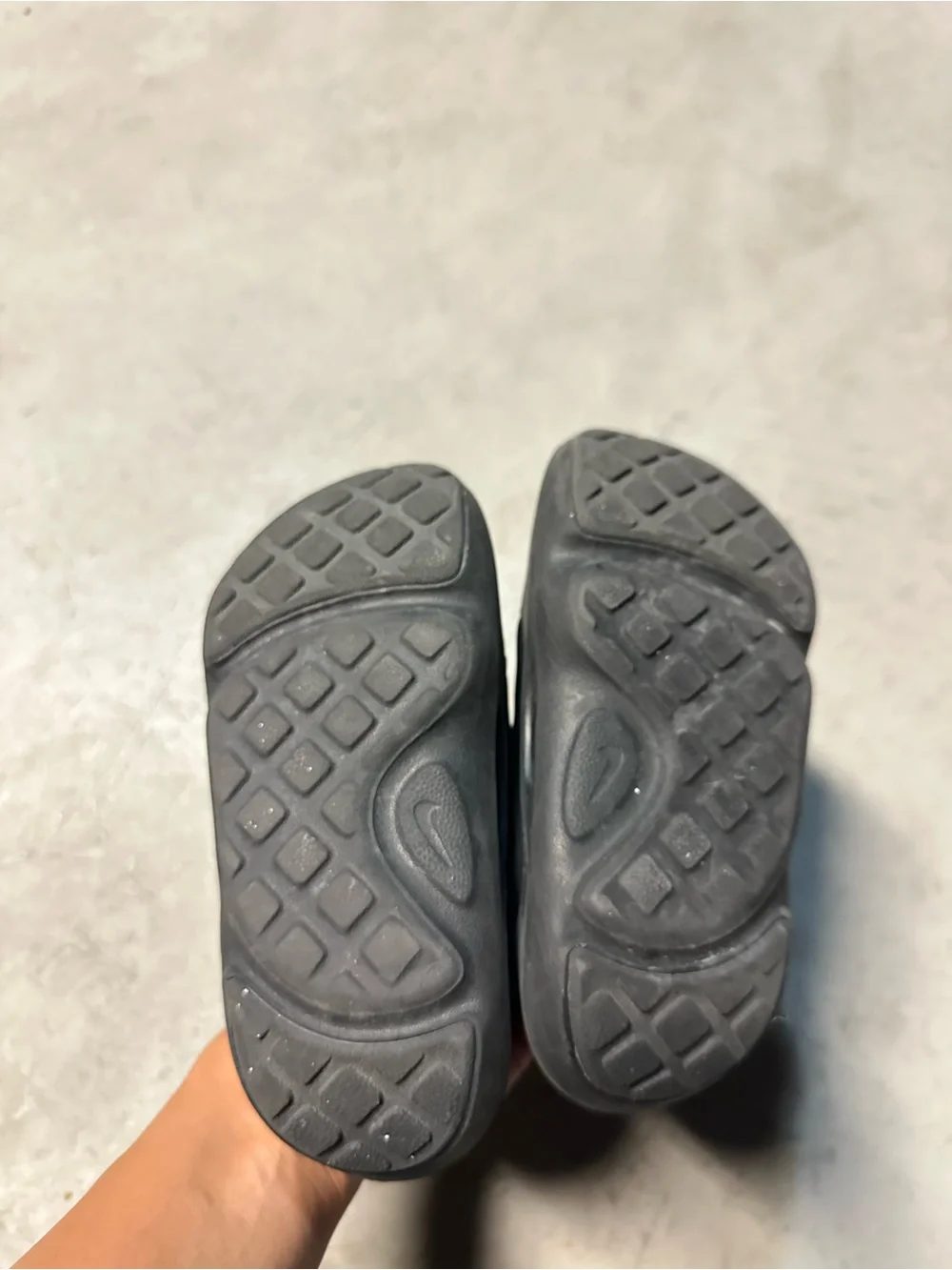 Nike Kids Black Slip-On Clog Sandals with Heel Strap